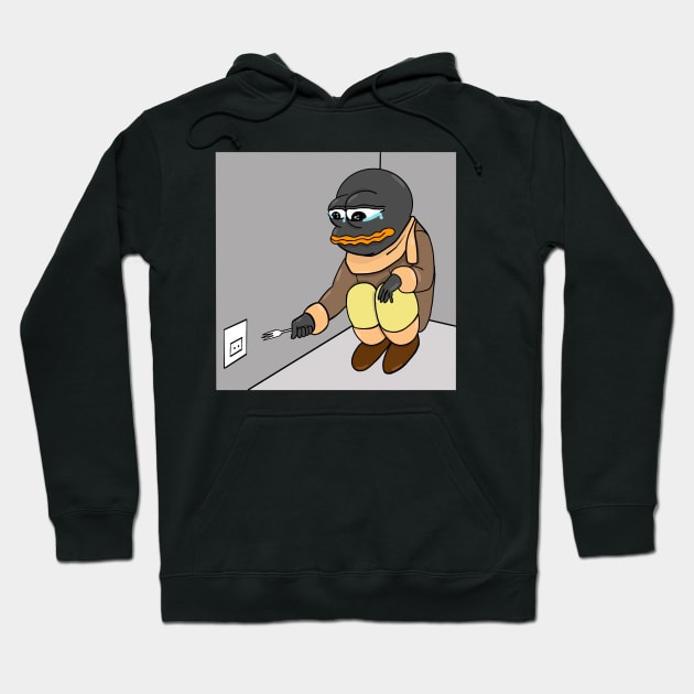 Linux Tux Penguin meme sticker Hoodie by it-guys